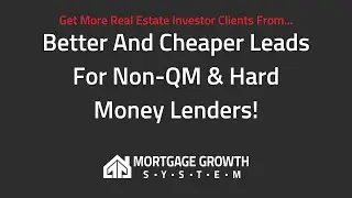 The Best Hard Money, Private Money, DSCR and Non-QM Lead Generation You'll Find