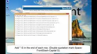 Silent uninstallation script