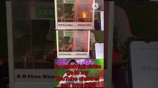 RR cable firex live🔥 fire test vs ordinary wire