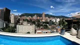 Relax Study Chill at Rooftop Pool (Medell&iacute;n, Colombia)