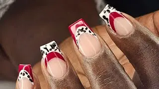 HOW I DID THIS ACRYLIC OVERLAY , must watch
