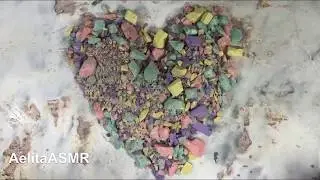 CHALK cutting 🌍 ASMR 🌏 Carving