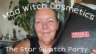@notyourbasicsteph MWC The Star Swatch Party 🥳 #61andfabulous #indiemakeup