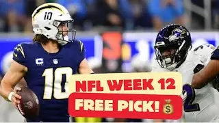 NFL Week 12 Free Pick from Dave Essler & Pregame.com #nflpicks #nfl #football #lachargers #ravens