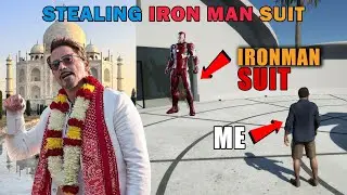 I Stole IRON MAN'S ARMOR / SUIT | when he was in INDIA | SUPERHERO SERIES PART 1 | GTA 5 Gameplay