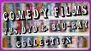 Huge Comedy VHS, DVD & Blu-Ray Collection | Over 200 Films