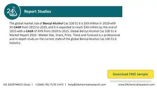Benzyl Alcohol Cas 100 51 6 Market Report 2020