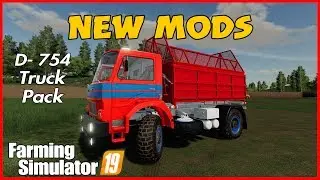 fs19 new mods D 754 Truck pack Tipper,liquid tank slurry tank ps4 xbox