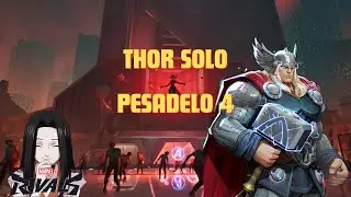 THOR SOLO: PESADELO 4 WALKTHROUGH | ZOMBIES | MARVEL RIVALS