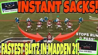 🔥INSTANT SACKS🔥! Overpowered *New* Blitz & Base Defense that Stops Run & Pass! Madden NFL 21 Tips