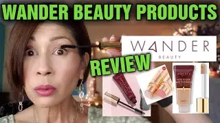 WANDER BEAUTY UNLASHED MASCARA-Nude Illusion Foundation & On-The-Glow Blush and Illuminator Review!