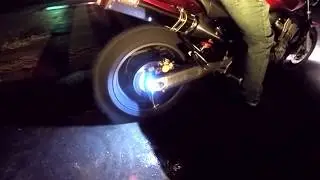 Throttle Out Social Media Group- Honda Hornet CB919 Burn Out