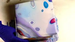 Lace Cells Technique &ndash; Silicone Acrylic Pour &ndash; Tutorial &ndash; Easy Beginners