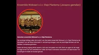 Pasar Indonesia-Gamelan ensemble Widosari o.l.v. Elsje Plantema, 1-6-2025