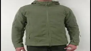 Excellent Water Resistant Jacket, CRYSULLY Men's Military Tactical Sport Warm Fleece Hooded Outdoor