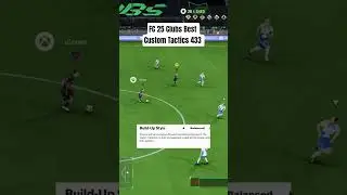 FC 25 Clubs Best Custom Tactics 433