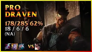 PRO Draven Replay Played 178 62% games [ChaoxLoL] | KDA 18 / 6 / 6 ADC Challenger (NA)