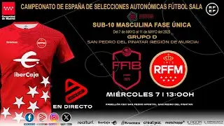 Islas Baleares - Comunidad de Madrid | Gr.D J1 | Campeonato de España Fútbol Sala Sub-10 Masculina