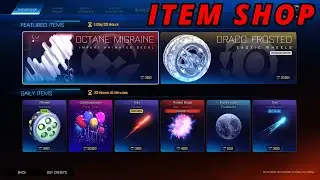 March 10 Rocket League Item Shop: TITANIUM WHITE DRACO FROSTED WHEELS!