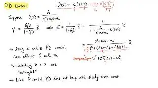 Class 25 Controller Design: PD Control