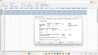 How to  make table of ANOVA by using PAST software