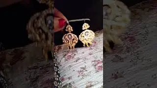 ruby stone earings