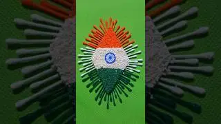 Unique India 🇮🇳 flag Making #viral #trending #viralvideo #shortvideo #youtubeshorts