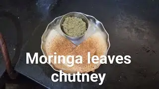 Chutney with iron rich MORINGA LEAVES perfect combination of tast and health