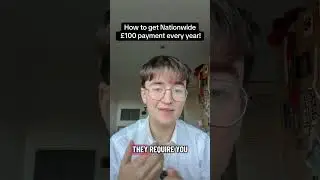 how to get nationwide &pound;100 payment every year #nationwide Not financial advice