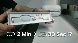 Vision Pro Developer Strap Unboxing & Build Speed Test (2min &rarr; 30sec!)