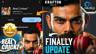 Real Cricket is finally coming under Krafton on the Play Store, and  new update has completely live