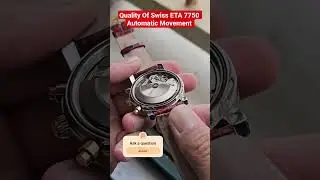 Quality Of Swiss ETA 7750 Automatic Movement