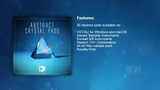 Abstract Crystal Pads VST AU virtual instrument
