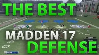 THE BEST DEFENSE IN MADDEN 17 | NO ADJUSTMENTS NEEDED | Madden 17 Tips