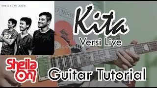 sheila on 7 kita (versi live) guitar cover tutorial full #sheilaon7 #eross #guitartutorial