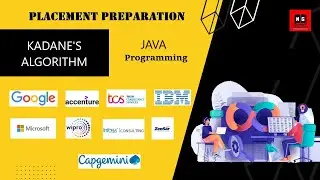 Kadane's Algorithm | Data Structure Coding Questions | Placement Preparation | Placement Coding
