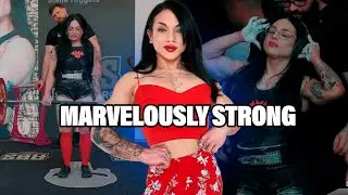 This Female Powerlifter Lifted INCREDIBLE Weights With ONLY 55kg of Body Weight.