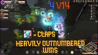 4v14 | Albion Outnumbered PvP | Seriously Casual | 4vX