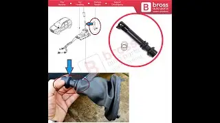 BSP1240 Manual Gear Shift Selector Reverse Gear Rod for Renault Dacia Duster MK1 HS 2010-2021