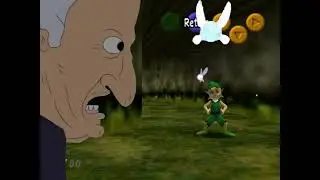 Sr. jefe se encuentra con Mido de Ocarina of Time: