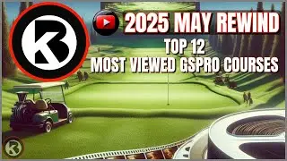 2025 May Rewind - Top 12 Most Viewed GSPro Courses