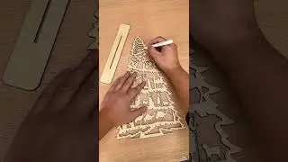 DIY Plywood Christmas Front Yard Decoration with Algo Alpha by AlgoLaser!!!