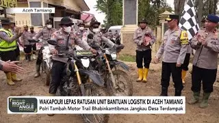 Wakapolri Lepas Ratusan Unit Bantuan Logistik di Aceh Tamiang - Right Angle