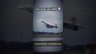 Last Concorde Flight 😭 #shorts #airline #aviation #airplane #concorde #last #flight #british