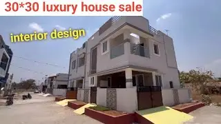 30*30 sqft duplex luxury house for sale | 100 Gaj ka best interior design house | corner house saler
