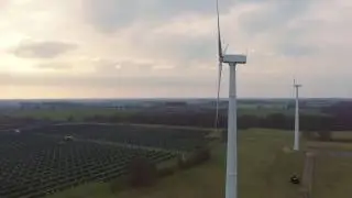 Foxburrow Solar & Wind Farm, Brightwell, Suffolk