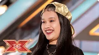 Elysa V has fun with Fleur East&rsquo;s Sax  | Auditions Week 2 | The X Factor 2017