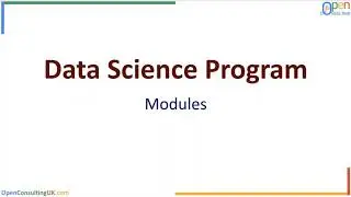 Data Science Program | Modules covered