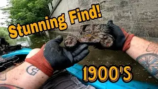 Multiple Stunning 1900's Discoveries Found Magnet Fishing