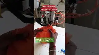 Hot air seam sealing machine
